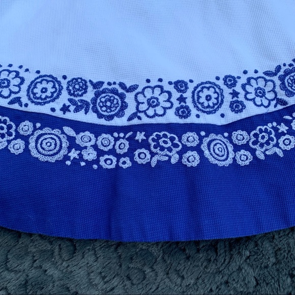 The Children’s Place Floral White & Blue Summer Dress Girls Size 3T - Picture 3 of 9